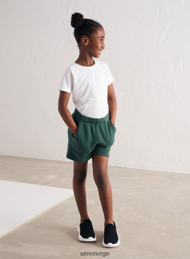 AIM'N barn furugrønn mini sweatshorts 6FV40N690 klær