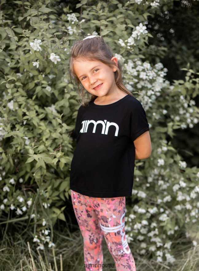 AIM'N barn svart mini-rullermet topp 6FV40N887 klær