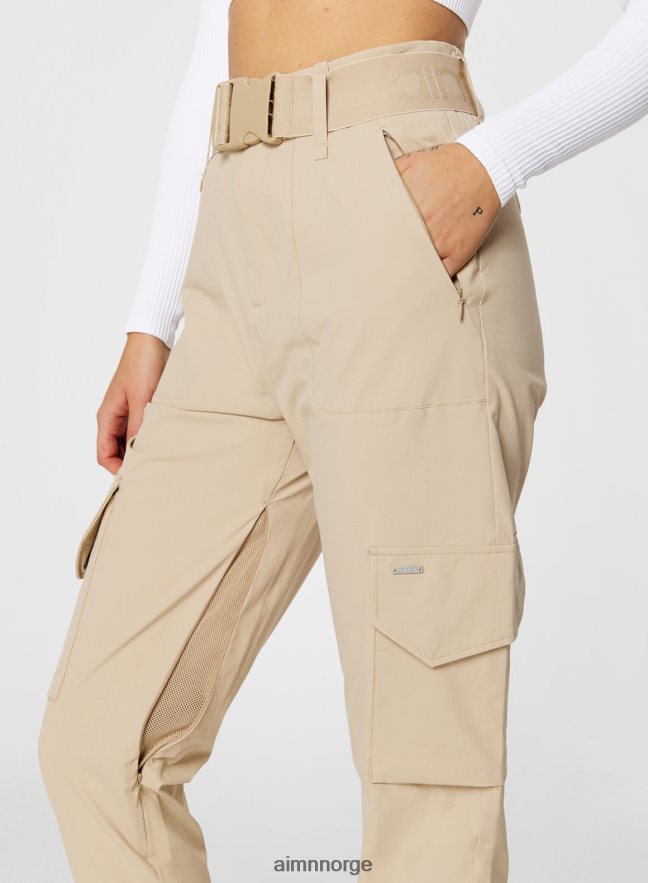 AIM'N kvinner beige cargo bukser 6FV40N708 klær