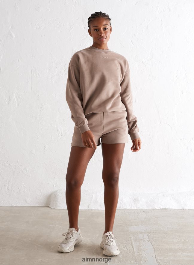 AIM'N kvinner sweatshirt med espressologo 6FV40N658 klær