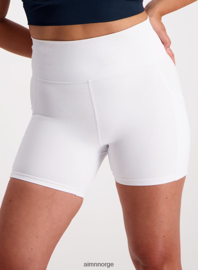 AIM'N kvinner hvit kulelomme bikershorts 6FV40N562 klær