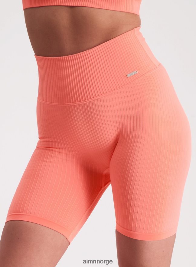 AIM'N kvinner korallribbede sømløse bikershorts 6FV40N577 klær