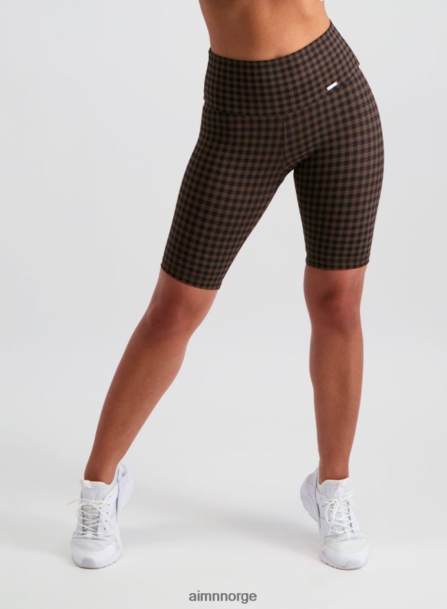 AIM'N kvinner macchiato dogtooth bikershorts 6FV40N481 klær