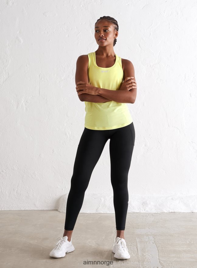 AIM'N kvinner lemonade myk basic racerback tank 6FV40N423 klær