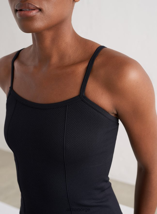 AIM'N kvinner sort luxe sømløs stropp singlet 6FV40N376 klær