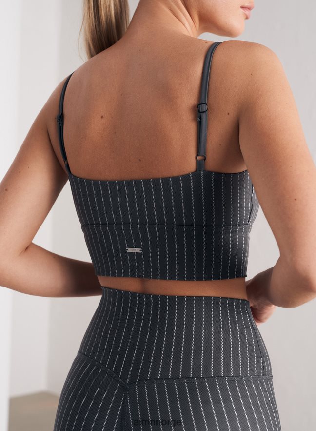 AIM'N kvinner pinstripe v-strop bh 6FV40N271 klær