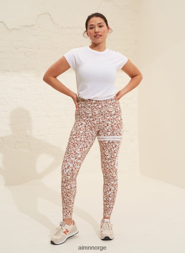 AIM'N kvinner fleur rouge stripe tights 6FV40N55 klær