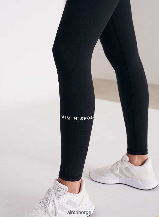 AIM'N kvinner svarte tights for sportsklær 6FV40N23 klær