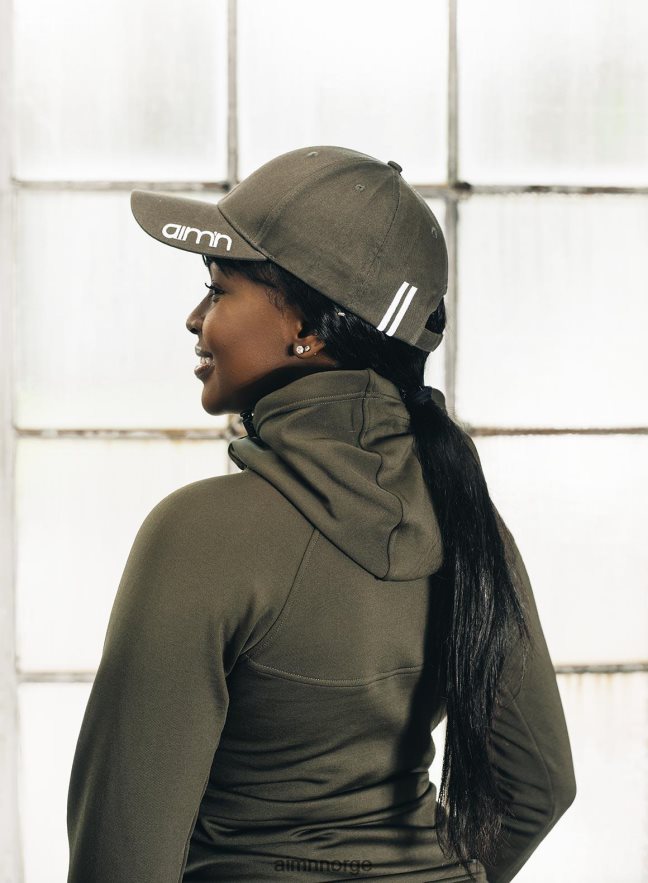 AIM'N kvinner khaki stripe cap 6FV40N834 tilbehør