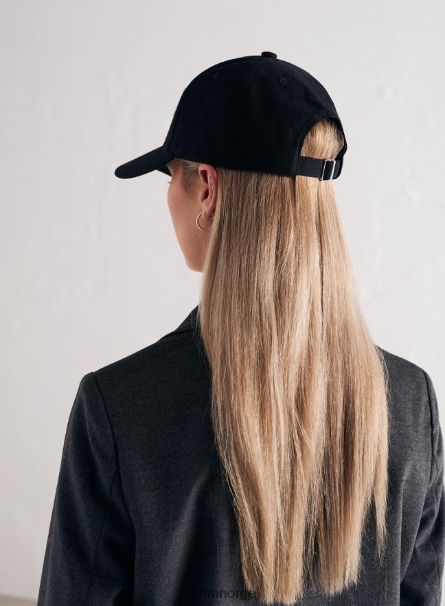 AIM'N kvinner svart college cap 6FV40N853 tilbehør