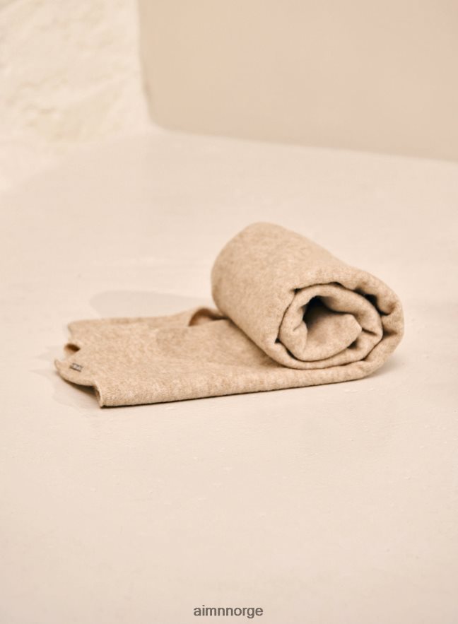 AIM'N kvinner beige mykt strikket skjerf 6FV40N840 tilbehør